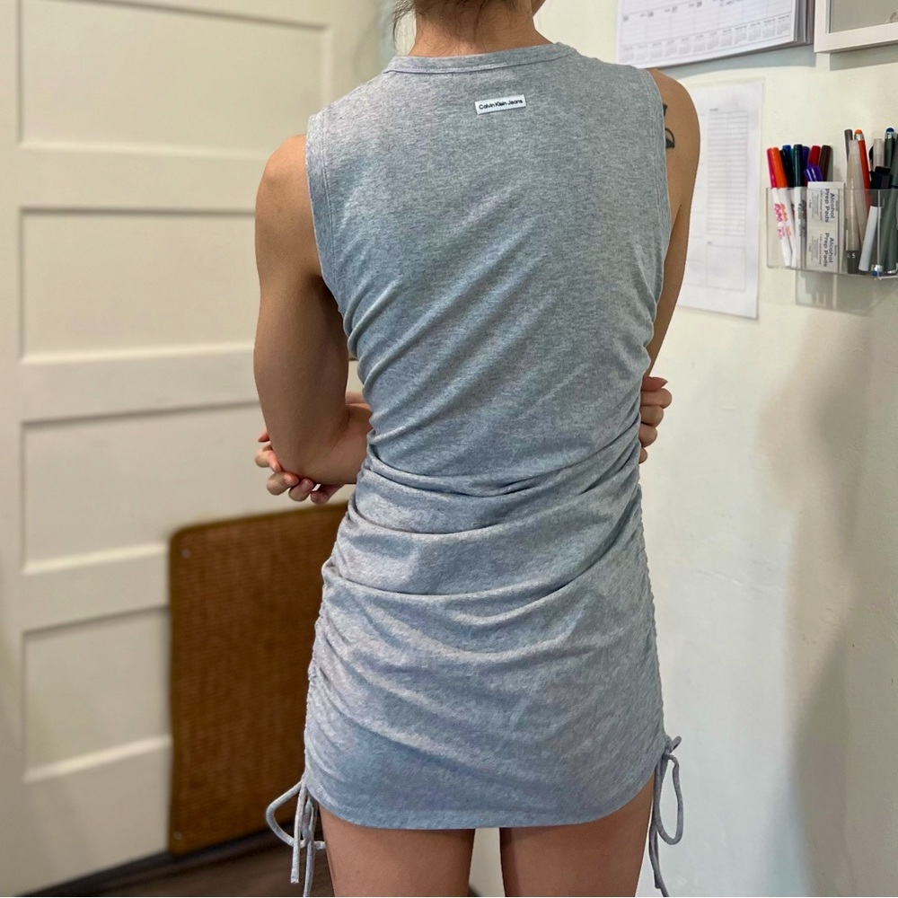 Calvin Klein Ruched T-shirt Dress